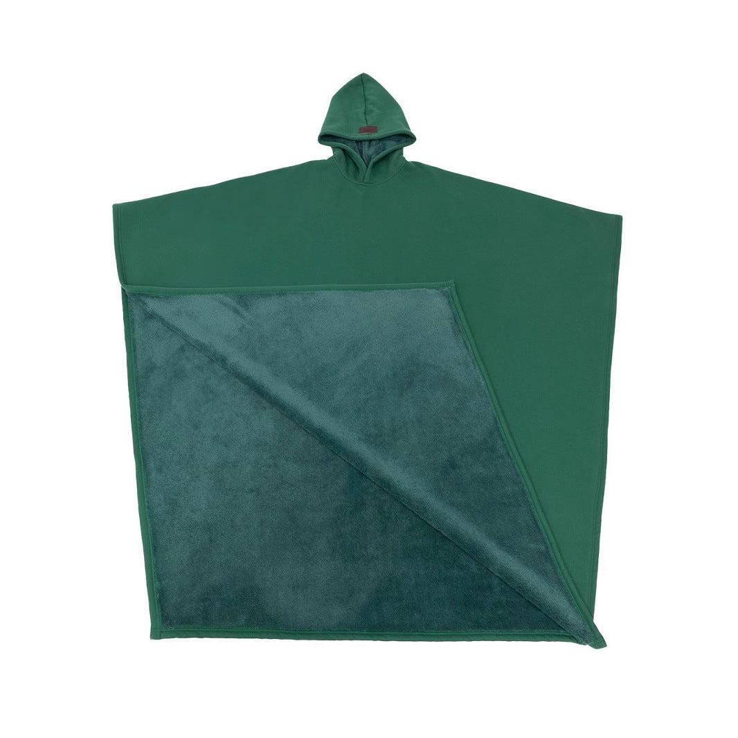 Wearable Woolen Hooded Blanket